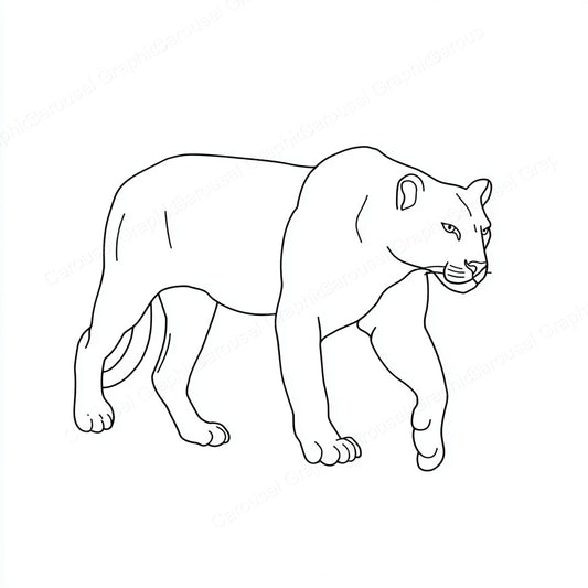 Panther Vector Graphic preview
