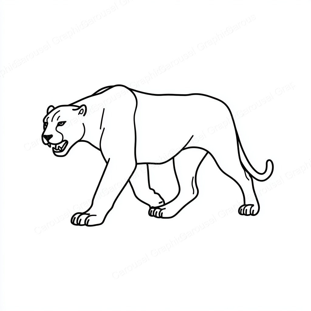 Panther Vector Graphic preview