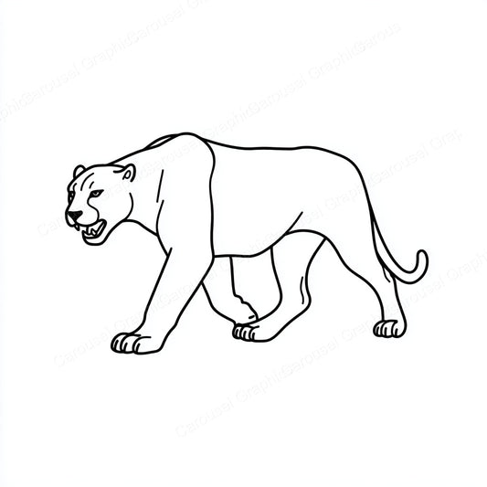 Panther Vector Graphic preview