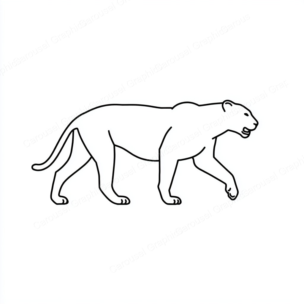 Panther Vector Graphic preview