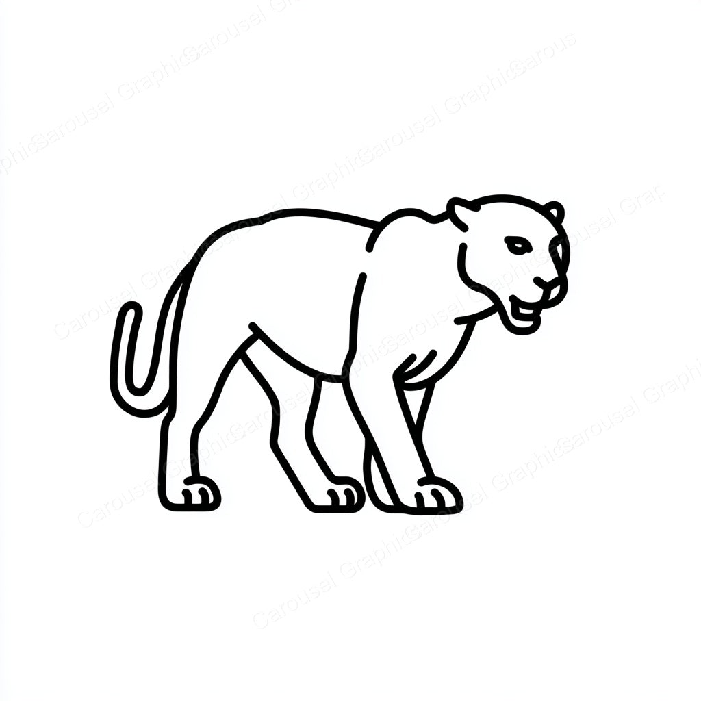 Panther Vector Graphic preview