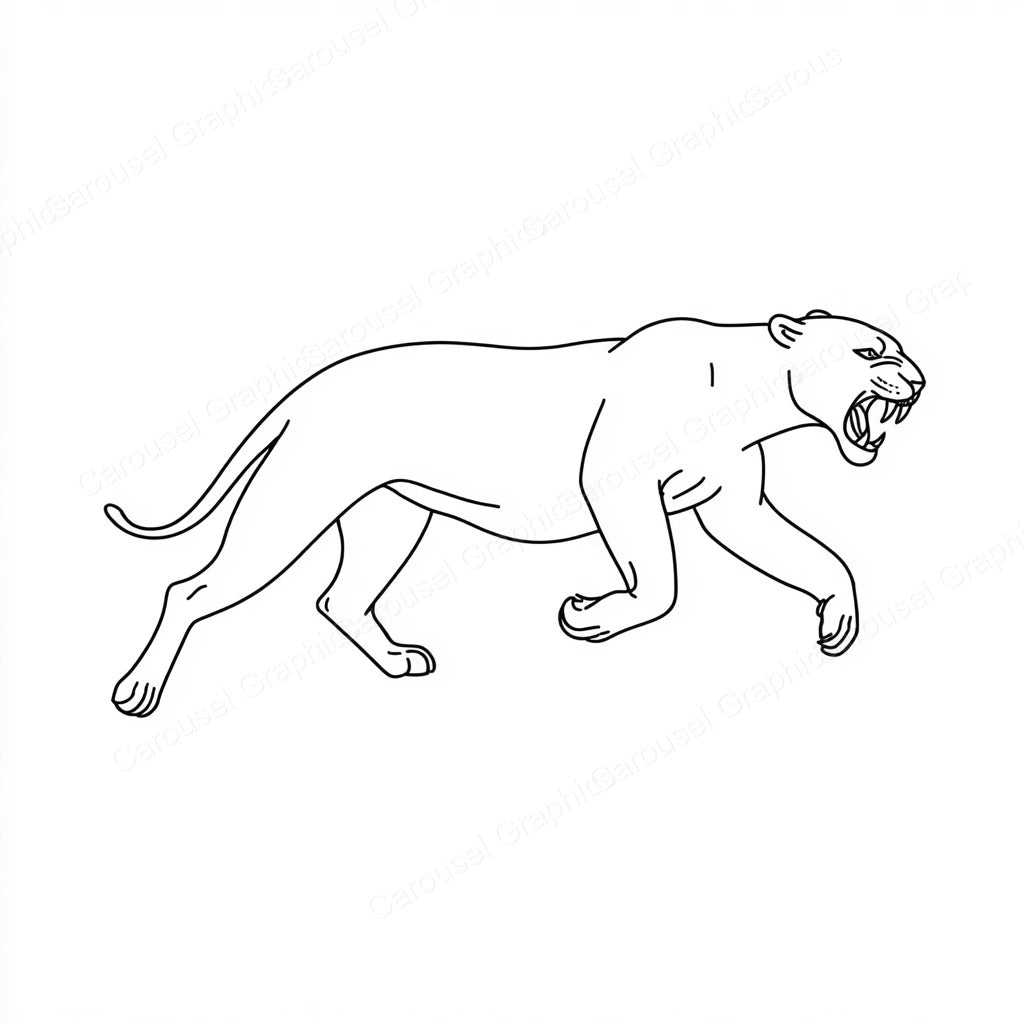 Panther Vector Graphic preview