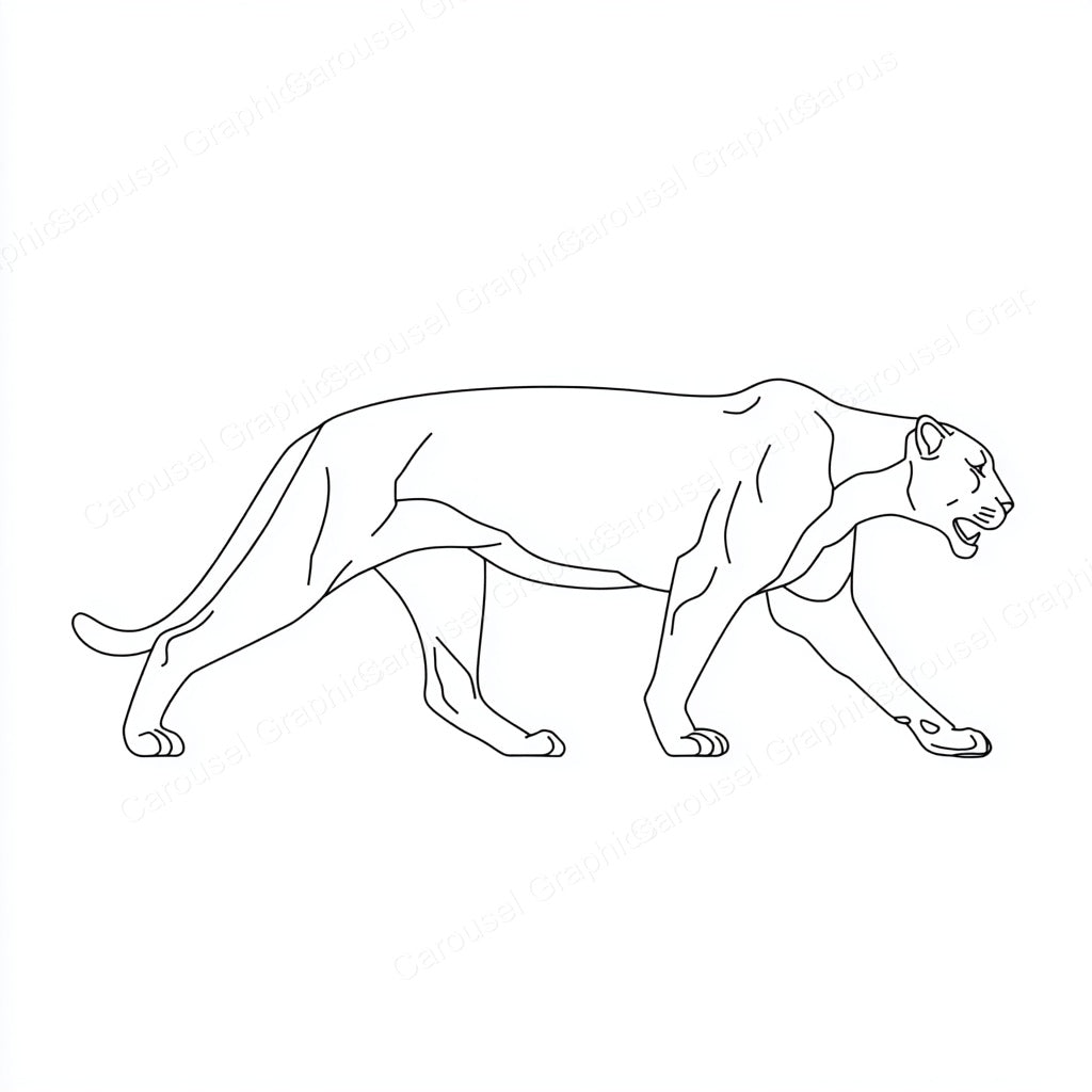 Panther Vector Graphic preview