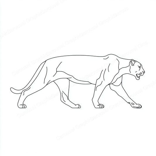 Panther Vector Graphic preview