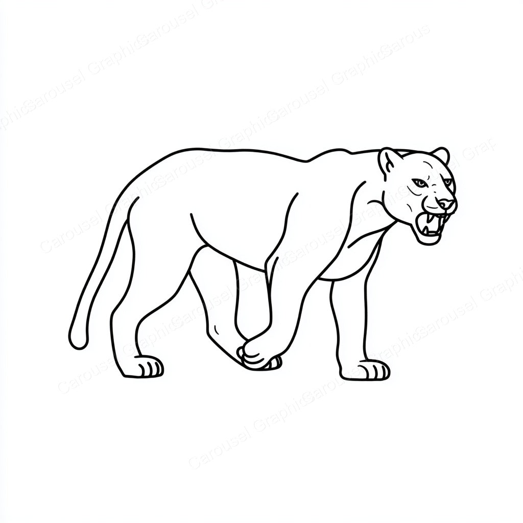 Panther Vector Graphic preview