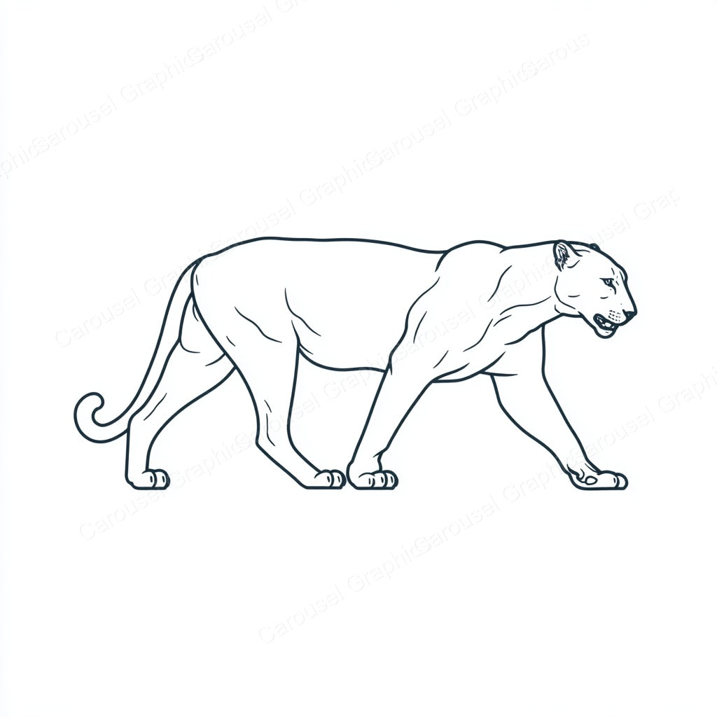 Panther Vector Graphic preview