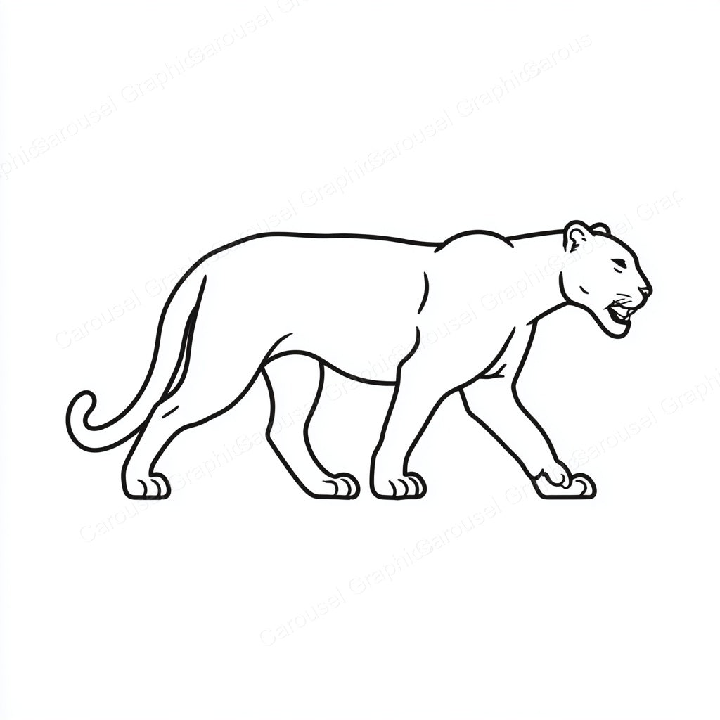Panther Vector Graphic preview