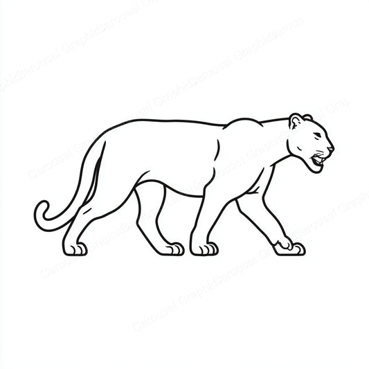 Panther Vector Graphic preview