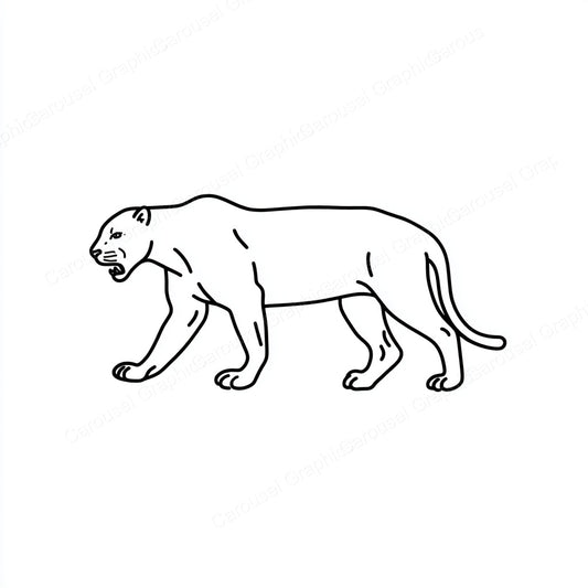 Panther Vector Graphic preview
