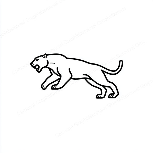Panther Vector Graphic preview