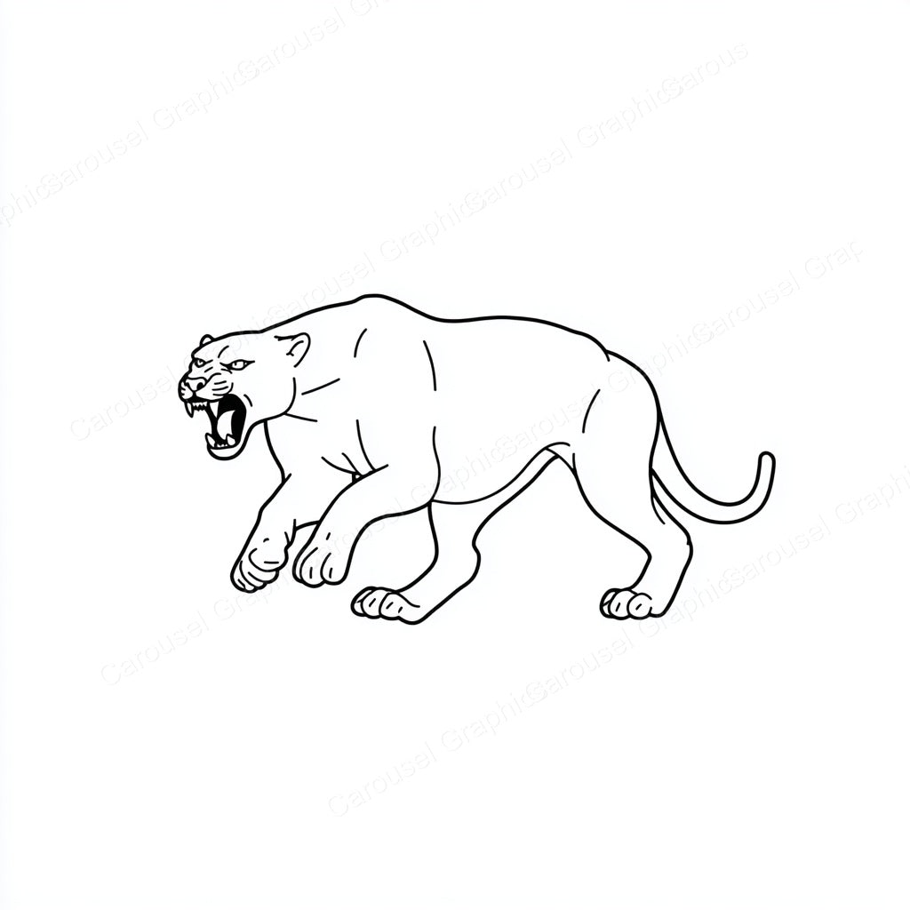Panther Vector Graphic preview