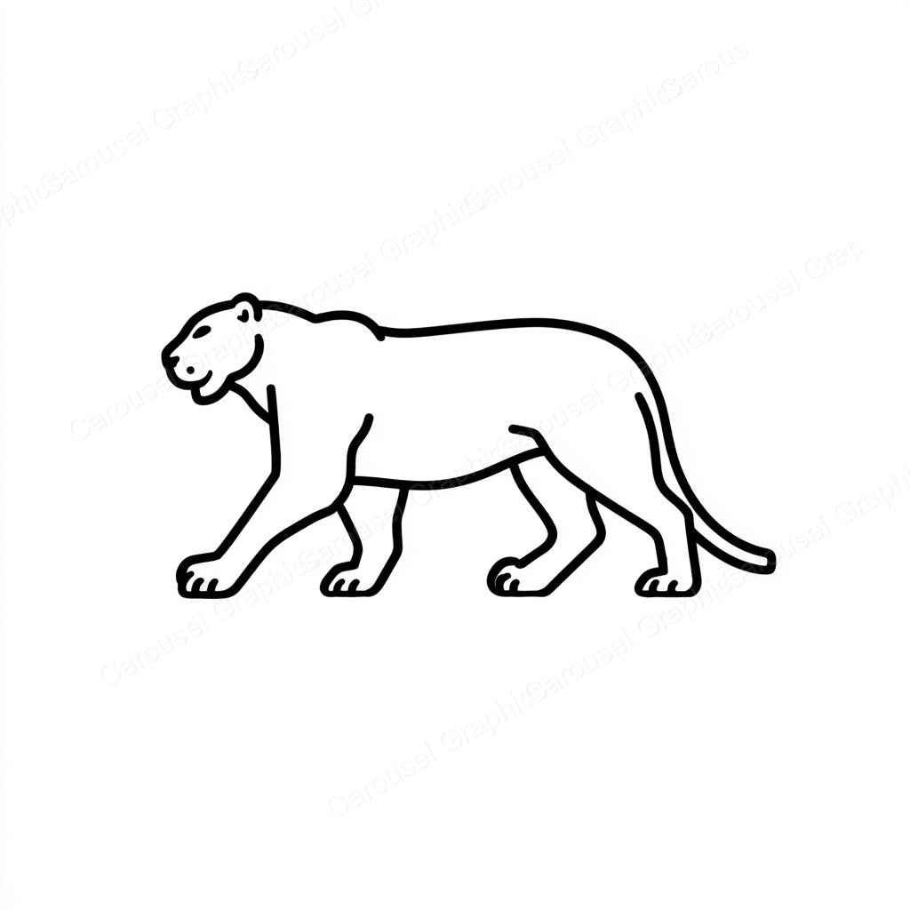 Panther Vector Graphic preview