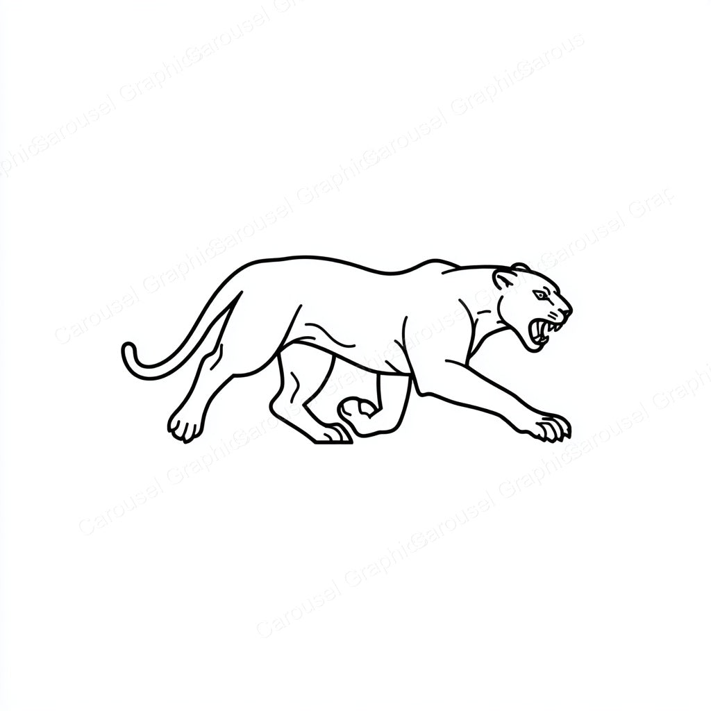 Panther Vector Graphic preview