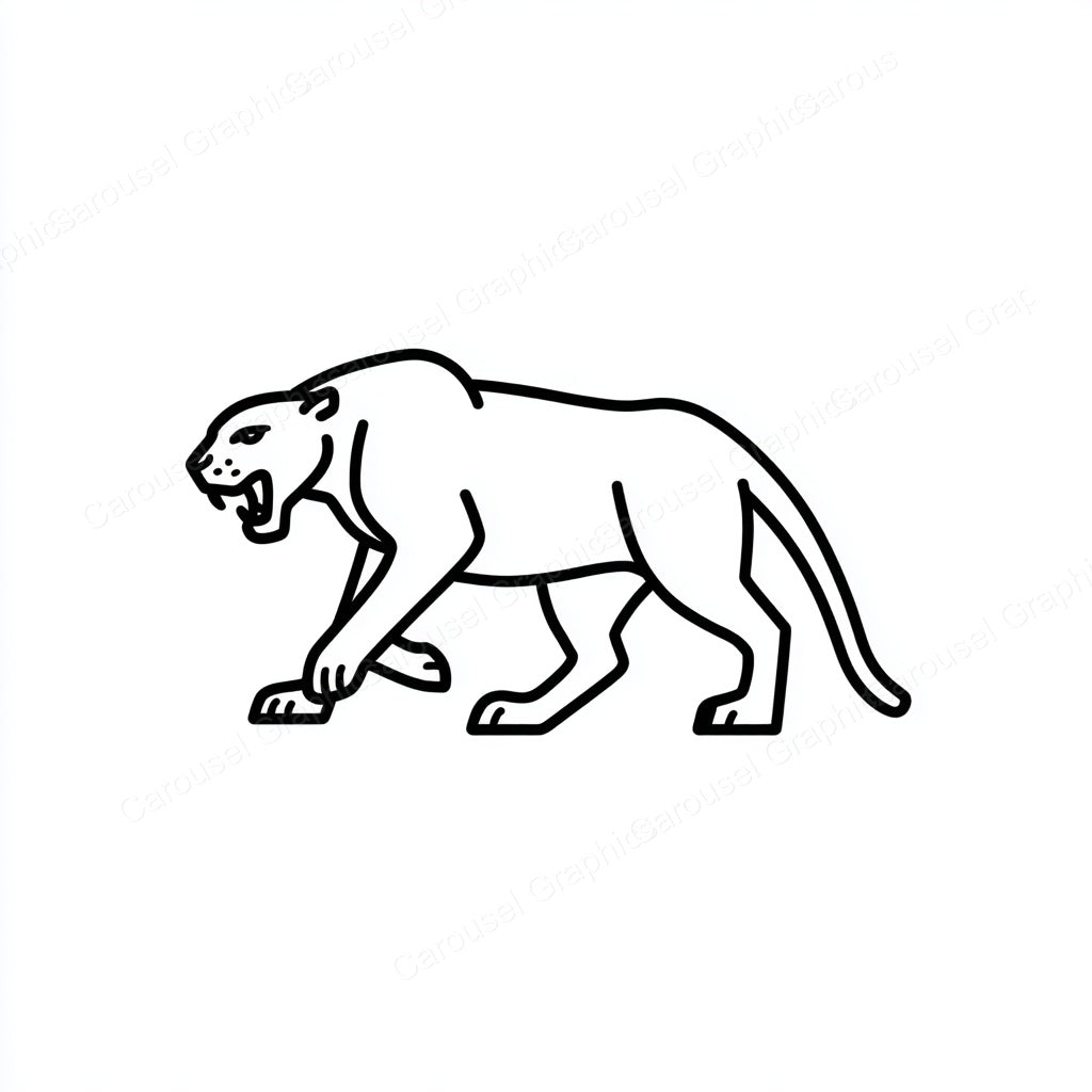 Panther Vector Graphic preview