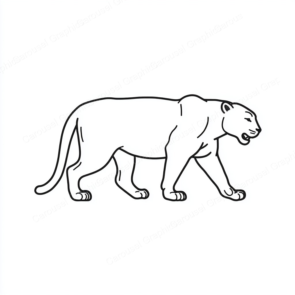 Panther Vector Graphic preview