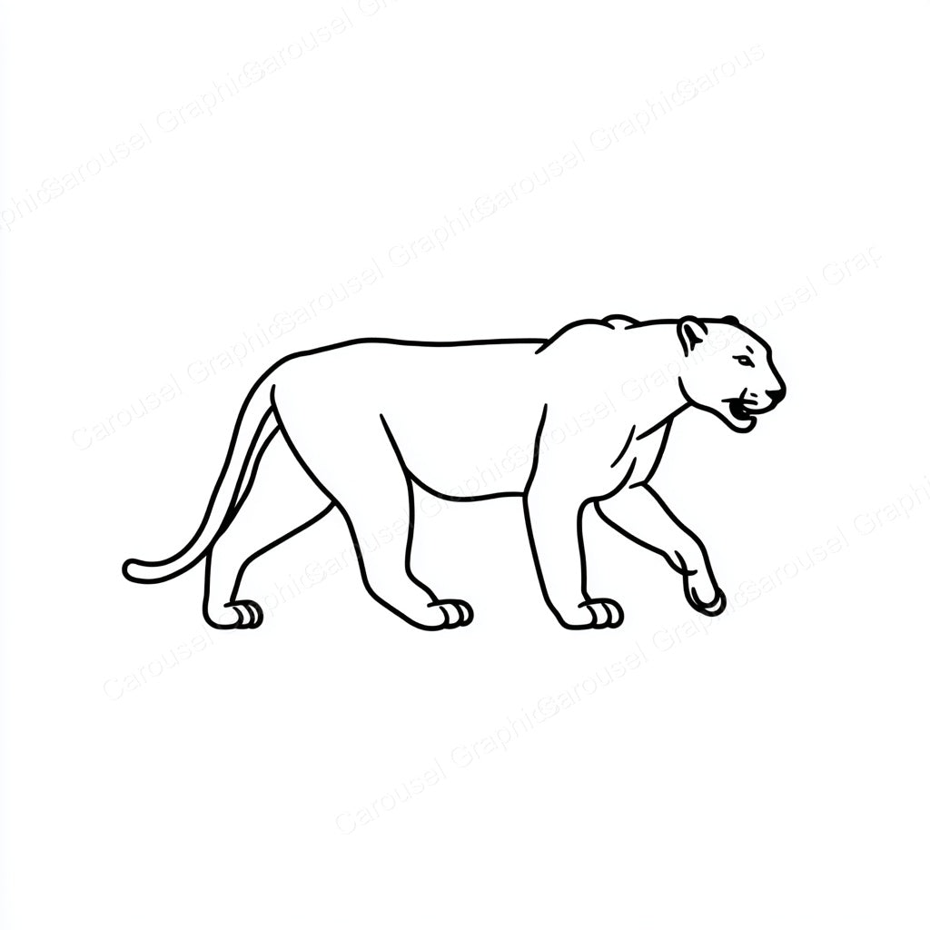 Panther Vector Graphic preview