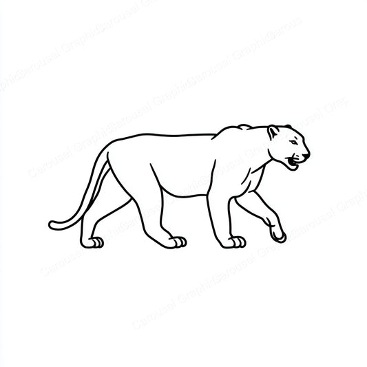 Panther Vector Graphic preview