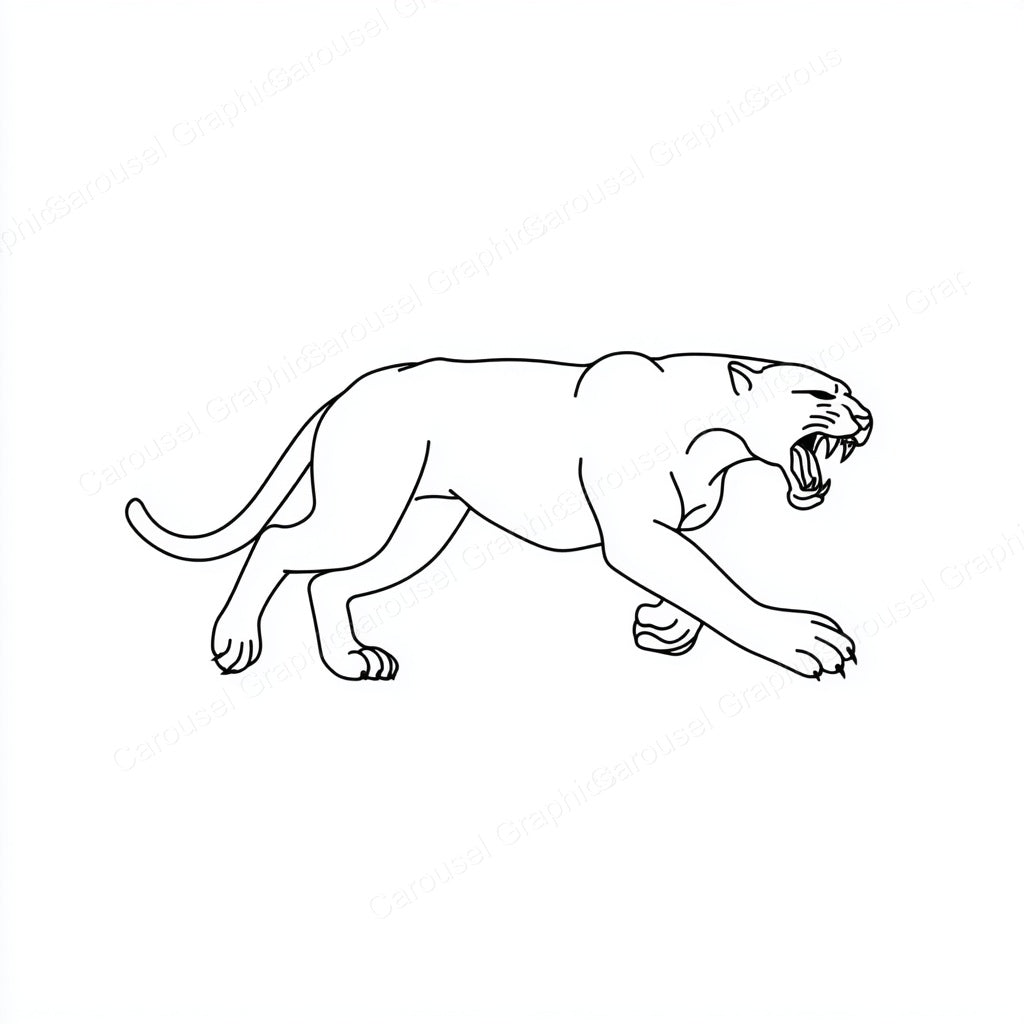 Panther Vector Graphic preview