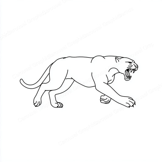 Panther Vector Graphic preview
