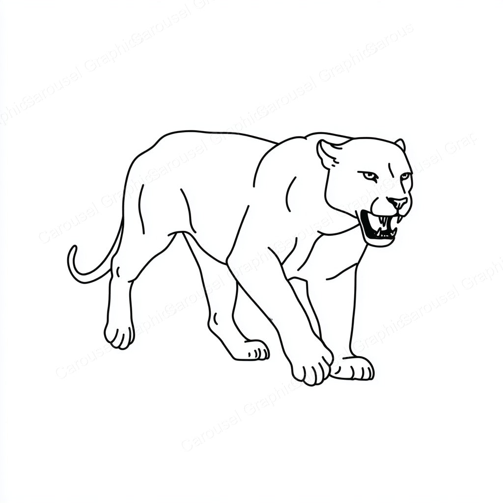 Panther Vector Graphic preview