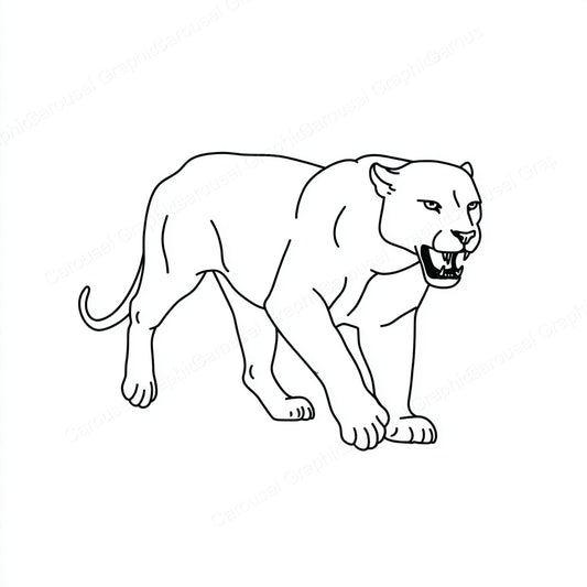 Panther Vector Graphic preview