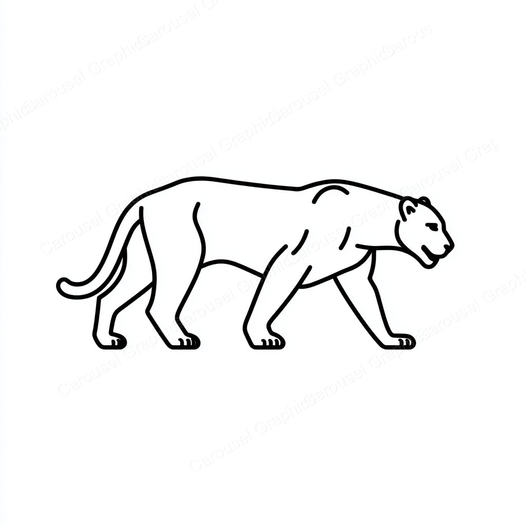 Panther Vector Graphic preview