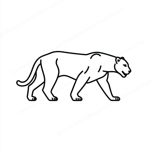 Panther Vector Graphic preview