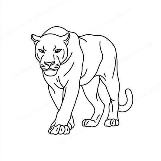 Panther Vector Graphic preview