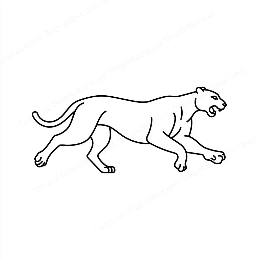 Panther Vector Graphic preview