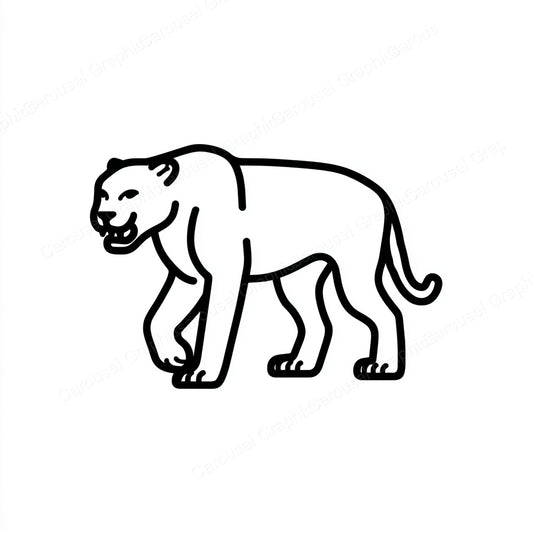 Panther Vector Graphic preview