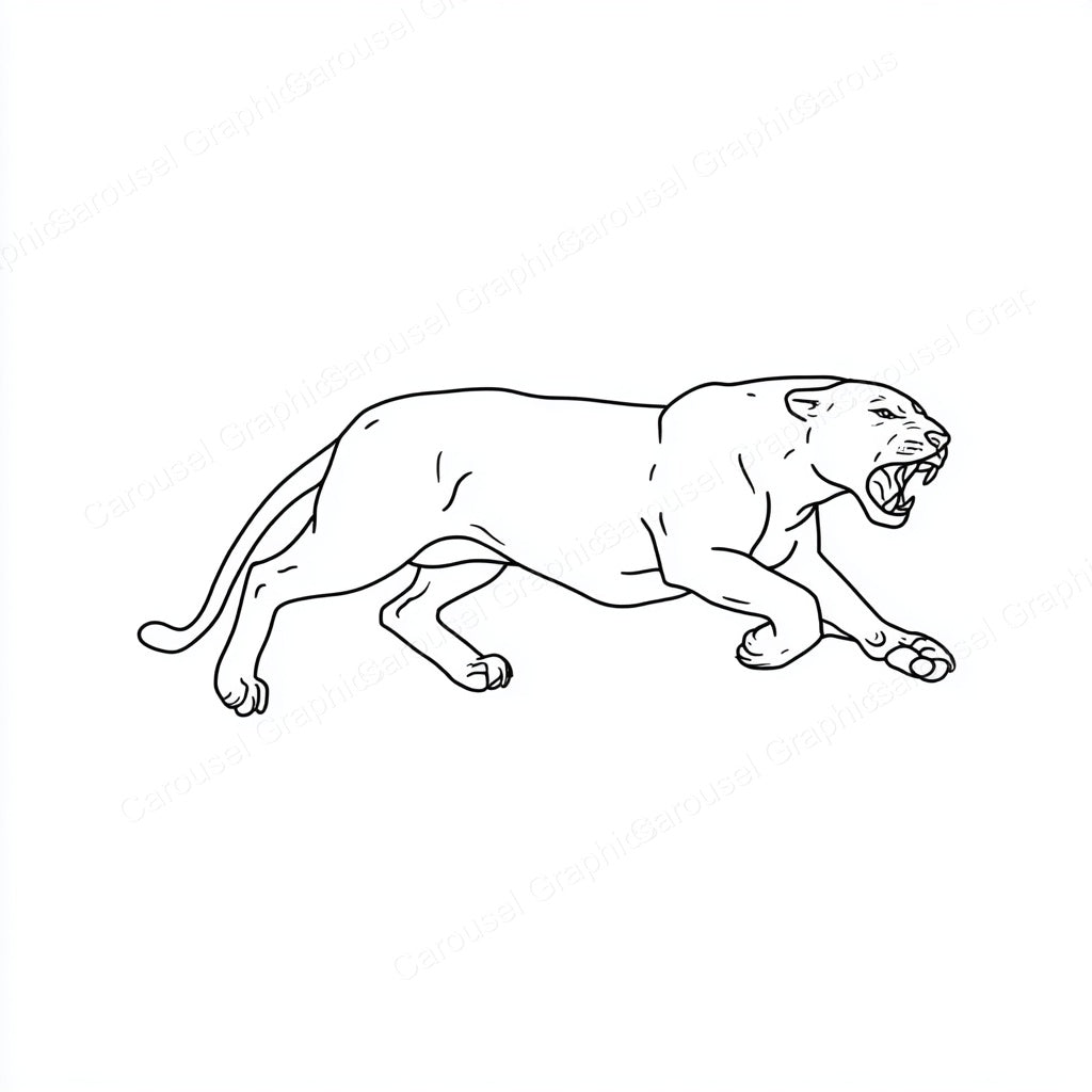 Panther Vector Graphic preview