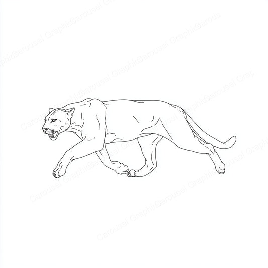 Panther Vector Graphic preview