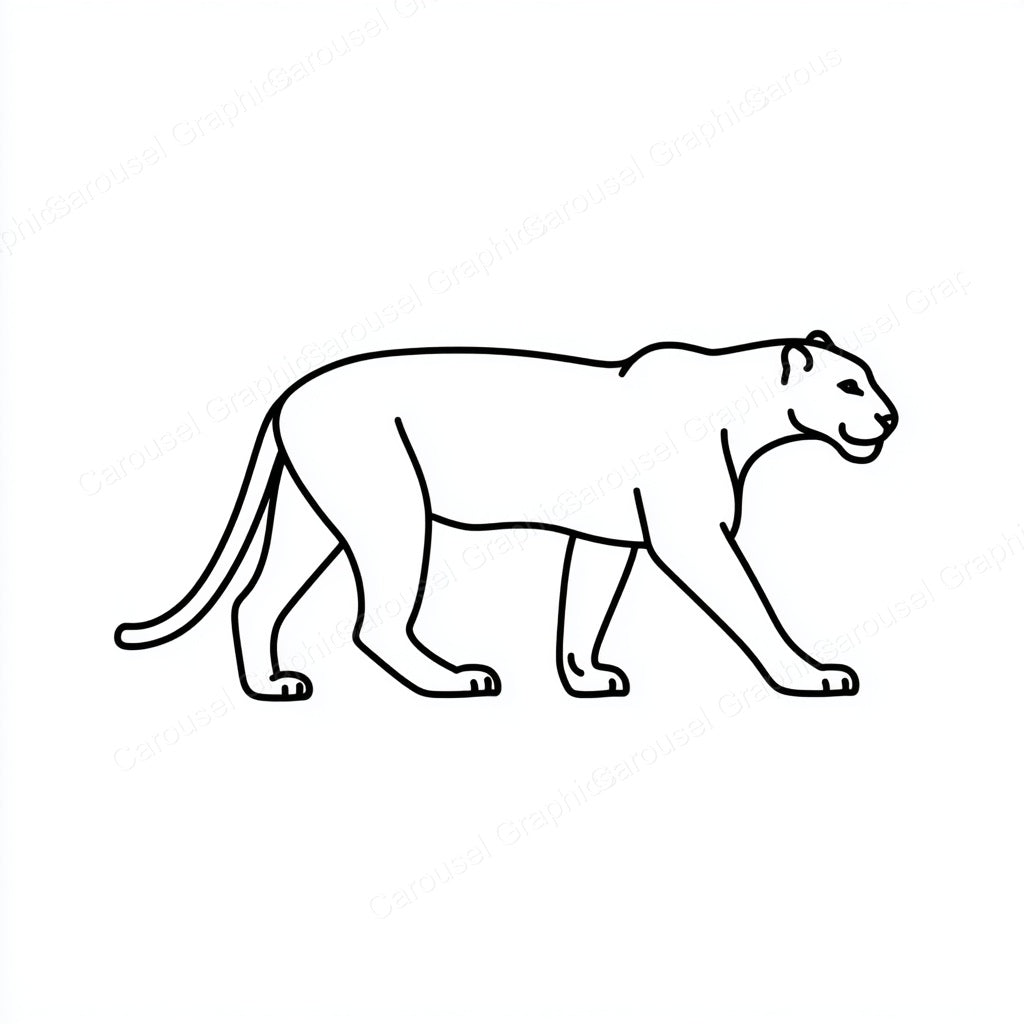 Panther Vector Graphic preview