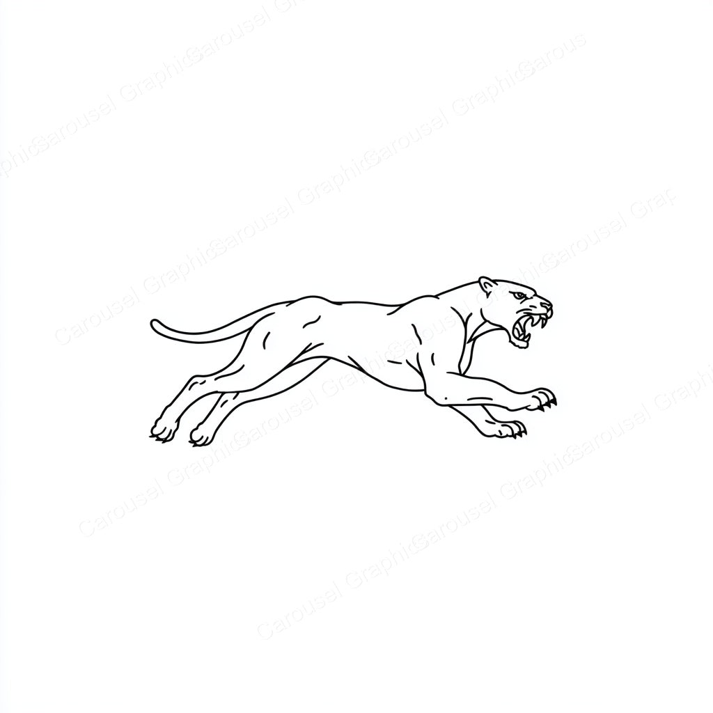 Panther Vector Graphic preview