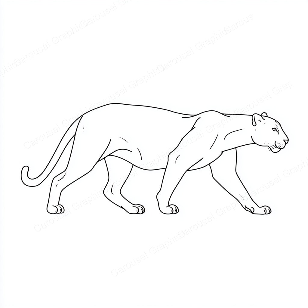 Panther Vector Graphic preview