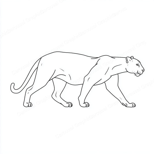 Panther Vector Graphic preview