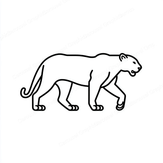 Panther Vector Graphic preview