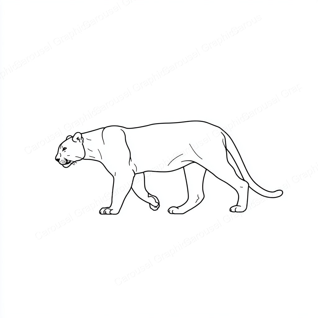 Panther Vector Graphic preview