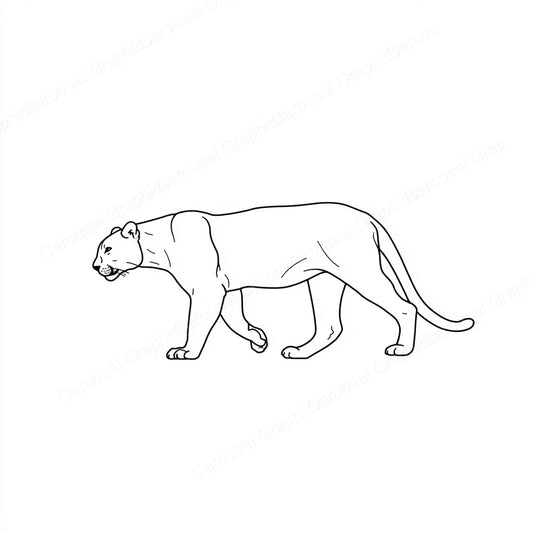 Panther Vector Graphic preview