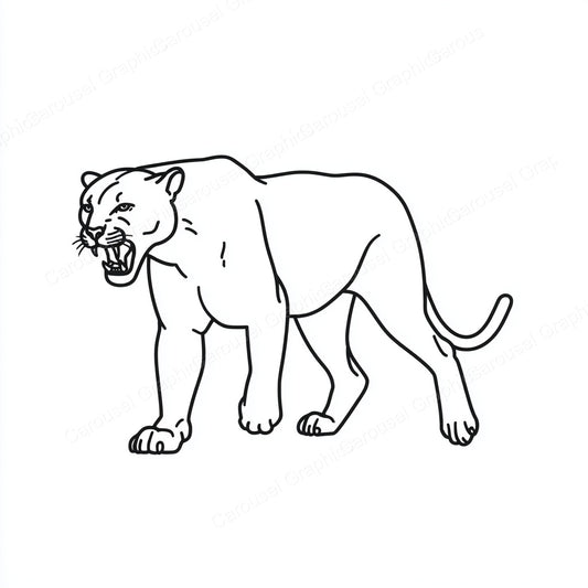 Panther Vector Graphic preview