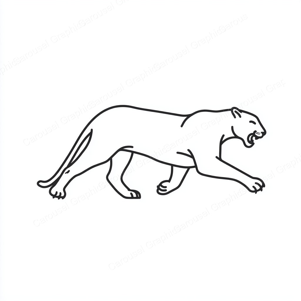 Panther Vector Graphic preview