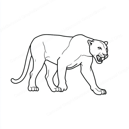 Panther Vector Graphic preview