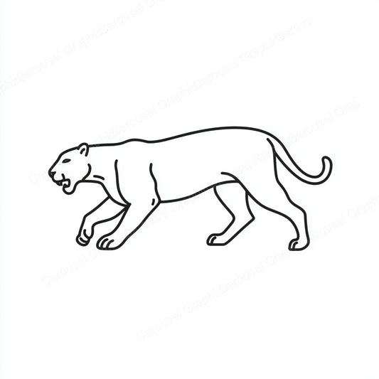 Panther Vector Graphic preview