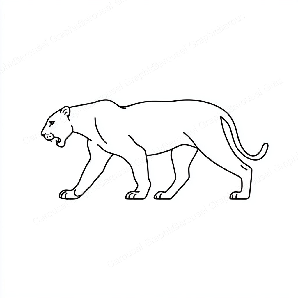 Panther Vector Graphic preview
