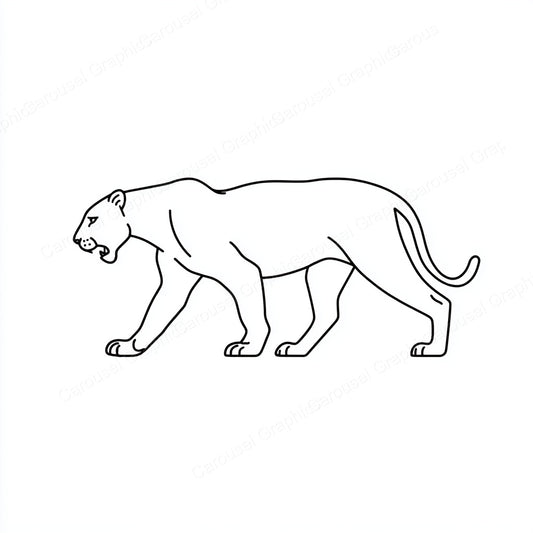 Panther Vector Graphic preview