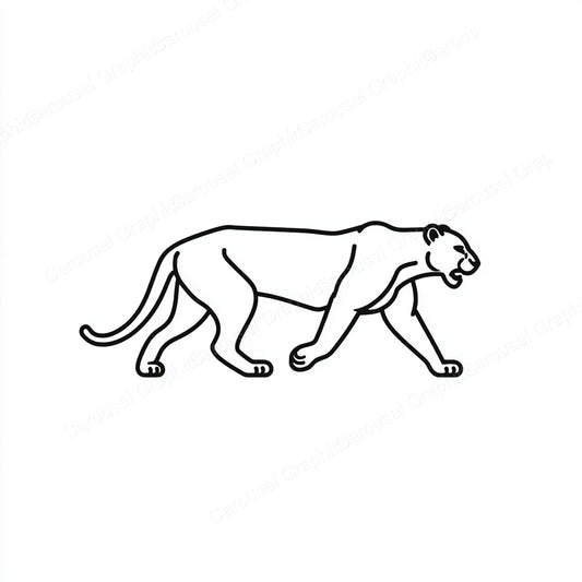 Panther Vector Graphic preview