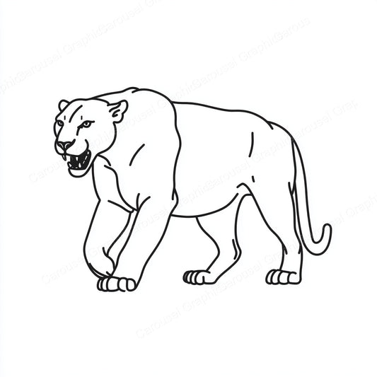 Panther Vector Graphic preview