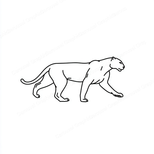 Panther Vector Graphic preview