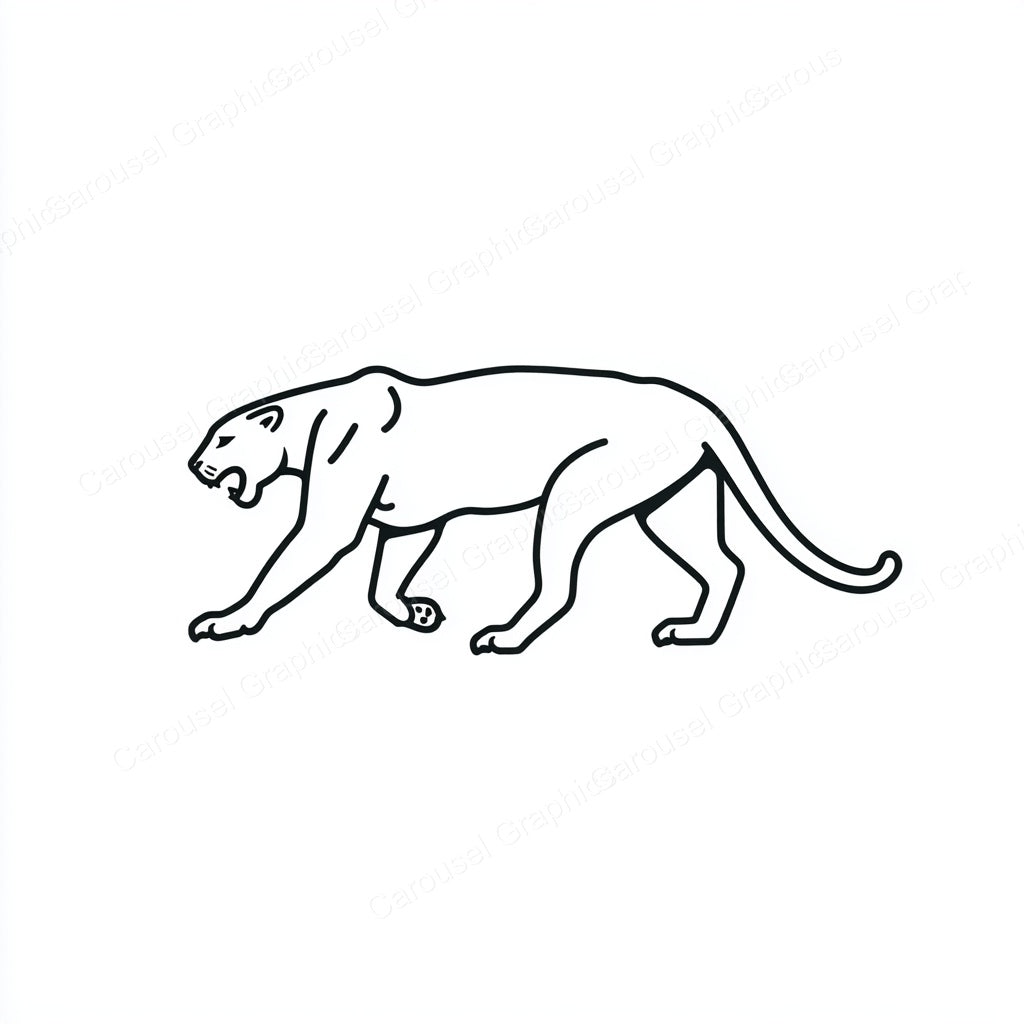 Panther Vector Graphic preview