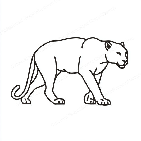 Panther Vector Graphic preview